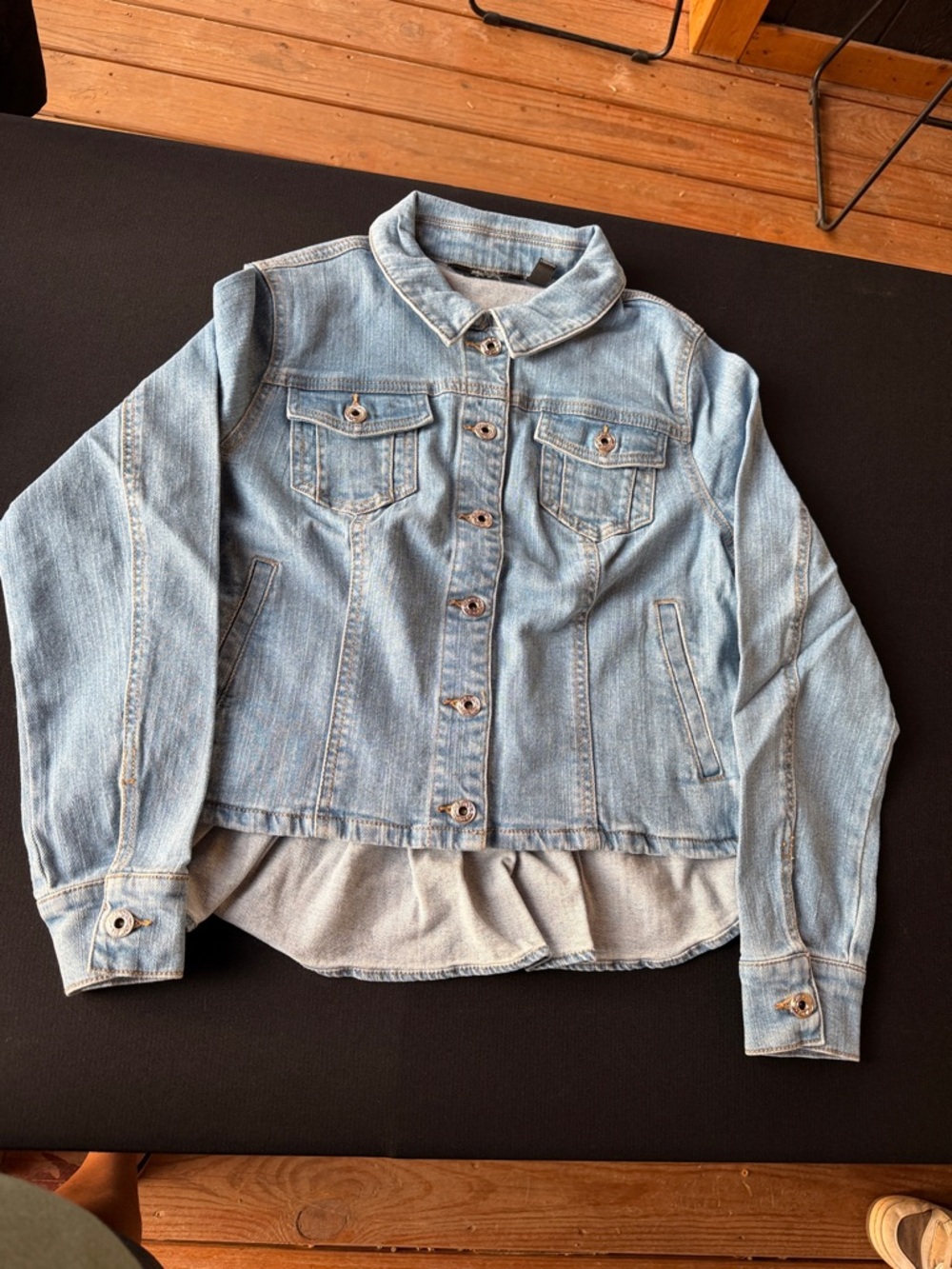 Papaya Light Blue Denim Jean Jacket